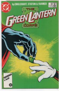 GREEN LANTERN CORPS #203 – 1ST B’RR – DIABOLICAL DR UB’X – LUKE MCDONNELL COVER - 1986
