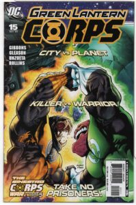 GREEN LANTERN CORPS #15 – SINESTRO CORP WAR – PATRICK GLEASON COVER - 2007