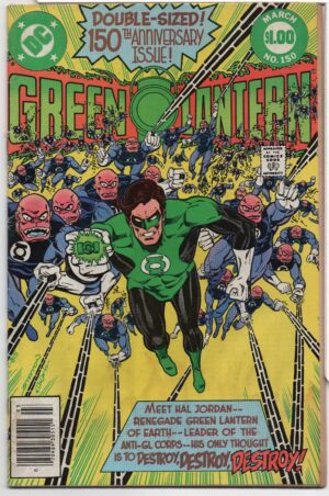 GREEN LANTERN #150 – 1ST PRINT – DOUBLE 150TH ANNIVERSAREY ISSUE - 1ST APP - 1982