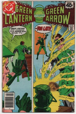 GREEN LANTERN #116 – 1ST PRINT – 1ST GUY GARDNER AS GREEN LANTERN – ALEX SAVIUK COVER - 1979