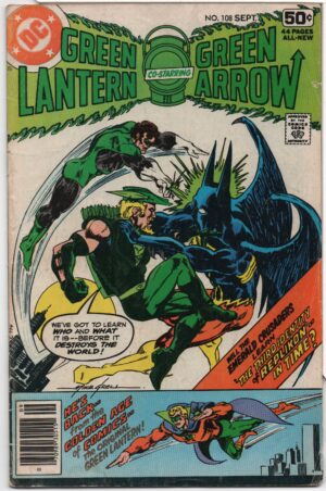 GREEN LANTERN #108 – 1ST PRINT – 1ST REPLIKON – BATMAN APP - MIKE GRELL COVER - 1978