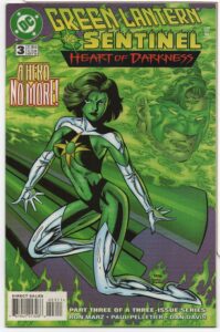 GREEN LANTERN / SENTINEL: HEART OF DARKNESS #3 – FINAL TRIPTYCH COVER – DIRECT - 1998