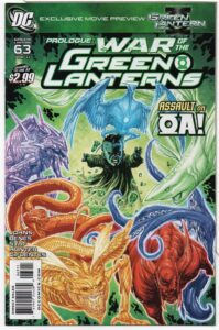 GREEN LANTERN #63 – WAR OF GREEN LANTERN PROLOGUE – GARY FRANK COVER - 2011