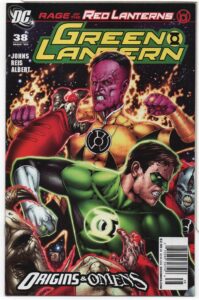 GREEN LANTERN #38 – BLACKEST NIGHT PRELUDE – 1ST BROTHER HYMN – SHANE DAVIS COVER - 2009