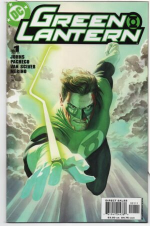 GREEN LANTERN #1 – ALEX ROSS VARIANT – DEBUT ISSUE – 1ST ROCKET-MAN AND COWGIRL - 2005