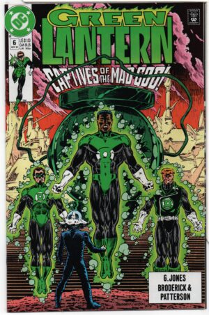 GREEN LANTERN #6 – TWO AGAINST THE WORLD – GERARD JONES – PAT BRODERICK COVER - 1990
