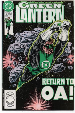 GREEN LANTERN #5 – 1ST TOMAR TU – BACK AGAIN – GERARD JONES – PAT BRODERICK COVER - 1990