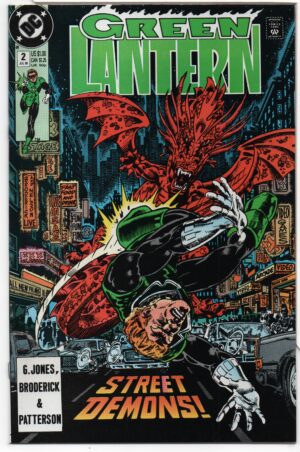 GREEN LANTERN #2 – PURSUIT OF HAPPINESS – GERARD JONES – PAT BRODERICK COVER - 1990