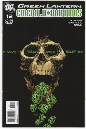 GREEN LANTERN: EMERALD WARRIORS #12 – THE BEAST – DAN PANOSIAN COVER - 2011