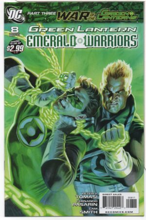 GREEN LANTERN: EMERALD WARRIORS #8 – WAR OF GL - FELIPE MASSAFERA COVER - 2011