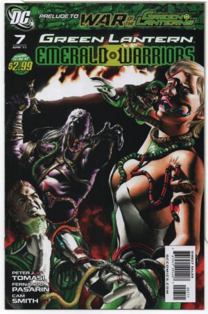 GREEN LANTERN: EMERALD WARRIORS #7 – LAST WILL – RODOLFO MIGLIARI COVER - 2011