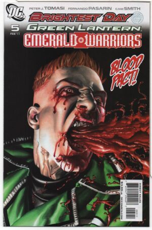 GREEN LANTERN: EMERALD WARRIORS #5 – BLOOD PACT – RODOLFO MIGLIARI COVER - 2011