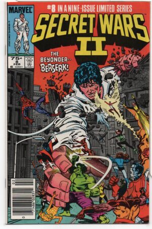 SECRET WARS II #8 – ORIGIN OF BEYONDER – JIM SHOOTER – AL MILGROM COVER - 1986