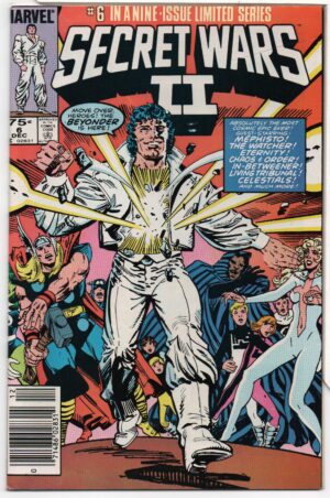 SECRET WARS II #6 – 1ST PRINT – AL MILGROM COVER – JIM SHOOTER – LIFE RULES - 1985