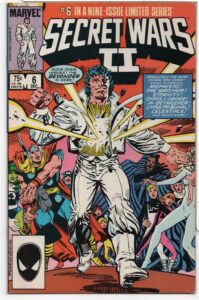 SECRET WARS II #6 – 1ST PRINT – AL MILGROM COVER – JIM SHOOTER – LIFE RULES - 1985