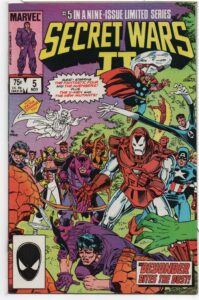 SECRET WARS II #5 – 1ST BOOM BOOM – JIM SHOOTER – AL MILGROM – DESPAIR - 1985