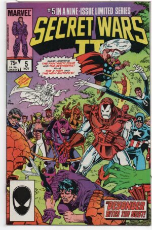 SECRET WARS II #5 – 1ST BOOM BOOM – JIM SHOOTER – AL MILGROM – DESPAIR - 1985