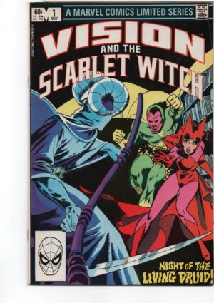 VISION AND THE SCARLET WITCH #1 – KEY ISSUE – 1ST APPEARANCE - RICK LEONARDI - 1982