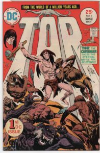 TOR #1 – ORIGIN – 1ST KOBAR – JOE KUBERT CREATION – 25 CENT COVER – DC COMICS - 1975