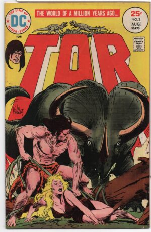TOR #2 – 1ST PRINT – JOE KUBERT CREATION – 25 CENT COVER – DC COMICS - 1975