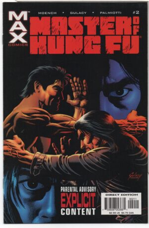 SHANG-CHI: MASTER OF KUNG FU #2 – EXPLICIT – HELLFIRE APOCALYPSE - PAUL GULACY COVER - 2002