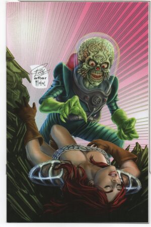 MARS ATTACKS / RED SONJA #1 – RON LEARY VIRGIN VARIANT – LTD TO 250 – ANGRY RED PLANET - 2020