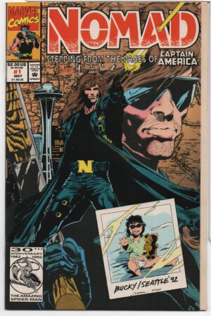 NOMAD #1 – 1ST PRINT – 1ST APPEARANCES – FAVOR BANKER – S. CLARKE HAWBAKER - 1992