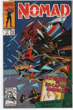 NOMAD #3 – 1ST PRINT – CAPTAIN AMERICA - 1ST UNDERGROUNDERS - S. CLARKE HAWBAKER - 1992