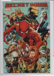 SECRET WARS #1 – Dynamic Forces Exclusive – GREG LAND Variant - LIMITED - DF COA - 2015