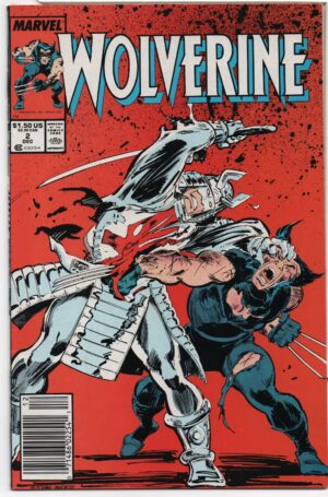 WOLVERINE #2 – KEY ISSUE – 1ST SILVER SAMURAI – JOHN BUSCEMA COVER – NEWSSTAND - 1988