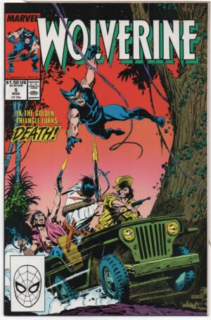 WOLVERINE #5 – 1ST APPEARANCES – HUNTERS MOON – JOHN BUSCEMA COVER - 1989