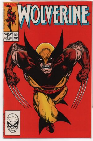 WOLVERINE #17 – 1ST GEIST AND SPORE – KEY ISSUE – CLASSIC JOHN BYRNE COVER - 1989