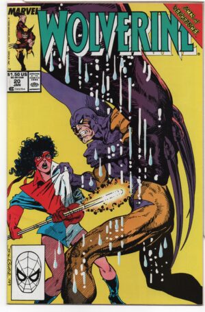WOLVERINE #20 – MIRACLES – ARCHIE GOODWIN – JOHN BYRNE COVER – DIRECT - 1990