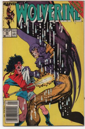 WOLVERINE #20 – MIRACLES – ARCHIE GOODWIN – JOHN BYRNE COVER – NEWSSTAND VARIANT - 1990