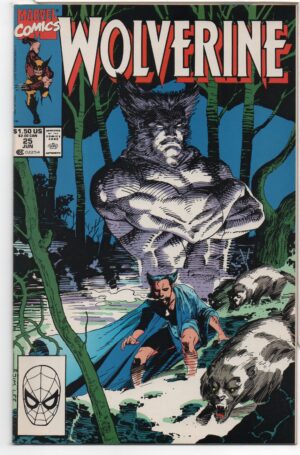 WOLVERINE #25 – JIM LEE COVER – JOHN BUSCEMA – MARY JO DUFFY - HEIR AID – DIRECT - 1990