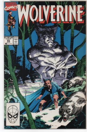 WOLVERINE #25 – JIM LEE COVER – JOHN BUSCEMA – MARY JO DUFFY - HEIR AID – DIRECT - 1990