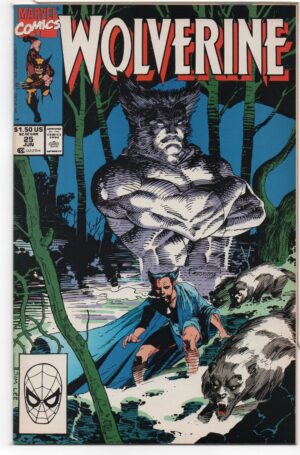 WOLVERINE #25 – JIM LEE COVER – JOHN BUSCEMA – MARY JO DUFFY - HEIR AID – DIRECT - 1990