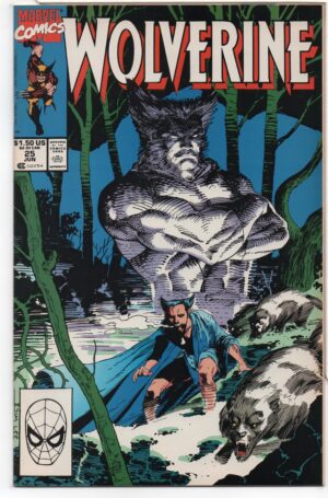 WOLVERINE #25 – JIM LEE COVER – JOHN BUSCEMA – MARY JO DUFFY - HEIR AID – DIRECT - 1990