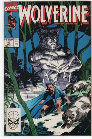 WOLVERINE #25 – JIM LEE COVER – JOHN BUSCEMA – MARY JO DUFFY - HEIR AID – DIRECT - 1990
