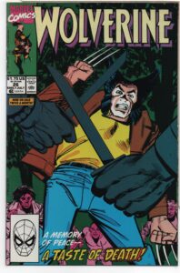 WOLVERINE #26 – 1ST APPEARANCES – KLAUS JANSON COVER – MEMORY OF PEACE - 1990