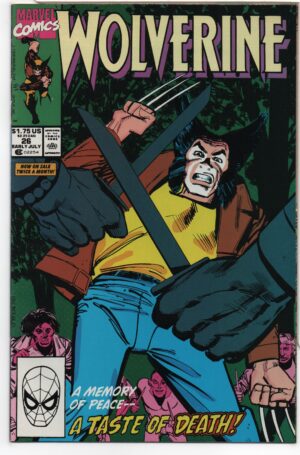WOLVERINE #26 – 1ST APPEARANCES – KLAUS JANSON COVER – MEMORY OF PEACE - 1990