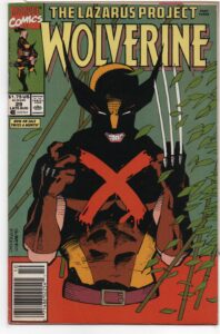 WOLVERINE #29 – LAZARUS PROJECT – BARRY KITSON - MARK CHIARELLO COVER – NEWSSTAND VARIANT - 1990