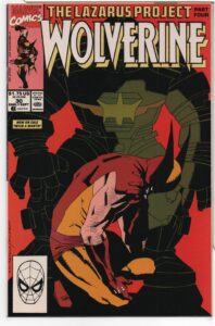 WOLVERINE #30 – LAZARUS PROJECT – MARY JO DUFFY - MARK CHIARELLO COVER – DIRECT - 1990
