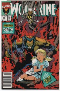 WOLVERINE #39 – DECONSTRUCTION – LARRY HAMA – MARC SILVESTRI COVER - NEWSSTAND VARIANT - 1991