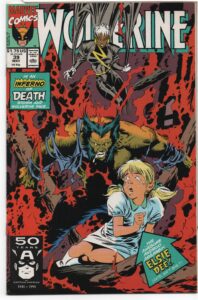 WOLVERINE #39 – DECONSTRUCTION – LARRY HAMA – MARC SILVESTRI COVER - DIRECT EDITION - 1991