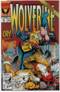 WOLVERINE #51 – CRUNCH CONUNDRUM – ANDY KUBERT COVER – DIRECT - 1992