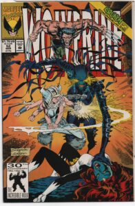 WOLVERINE #52 – 1ST ABSCISSA AND PLASMA WRAITH – CRUNCH CONUNDRUM – MARC SILVESTRI COVER - 1992