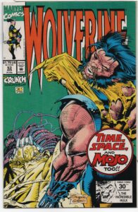 WOLVERINE #53 – FANTASTIC FOUR – HUNTER IN DARKNESS - MOJO – MARC SILVESTRI COVER - 1992