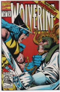 WOLVERINE #54 – SHATTERSTAR APPEARANCE – DARICK ROBERTSON COVER – DIRECT - 1992