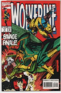 WOLVERINE #71 – DWAYNE TURNER COVER – TRIASSIC PARK – ROGUE – MUTATES – DIRECT - 1993